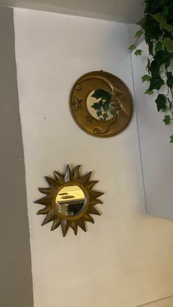 Sun and moon decor
