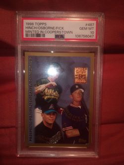1of1 psa 10 1998 Topps rookie card