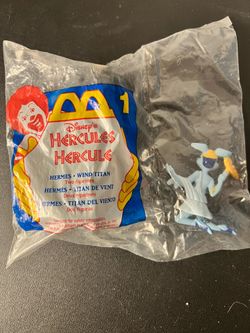 Hercules 1996 McDonald's Happy Meal Toy Two Figurines Hermes Wind Titan SEALED