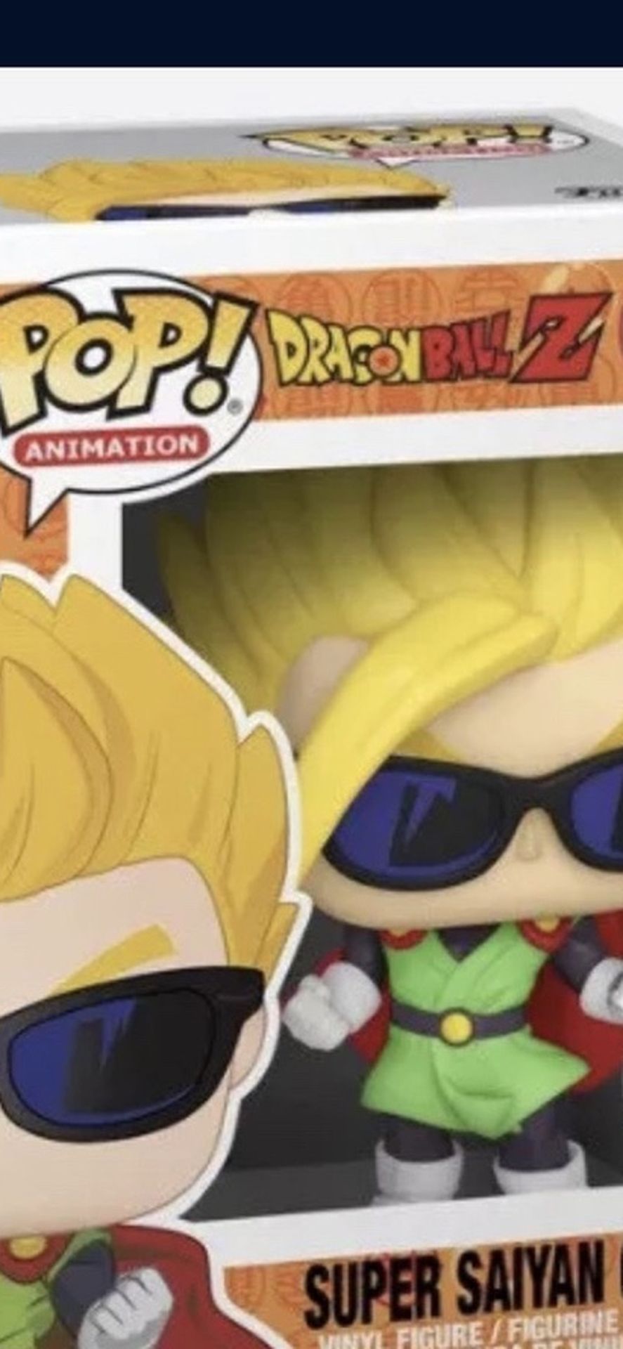 Funko Pop Dragon Ball Z Super Saiyan Gohan With Sunglasses
