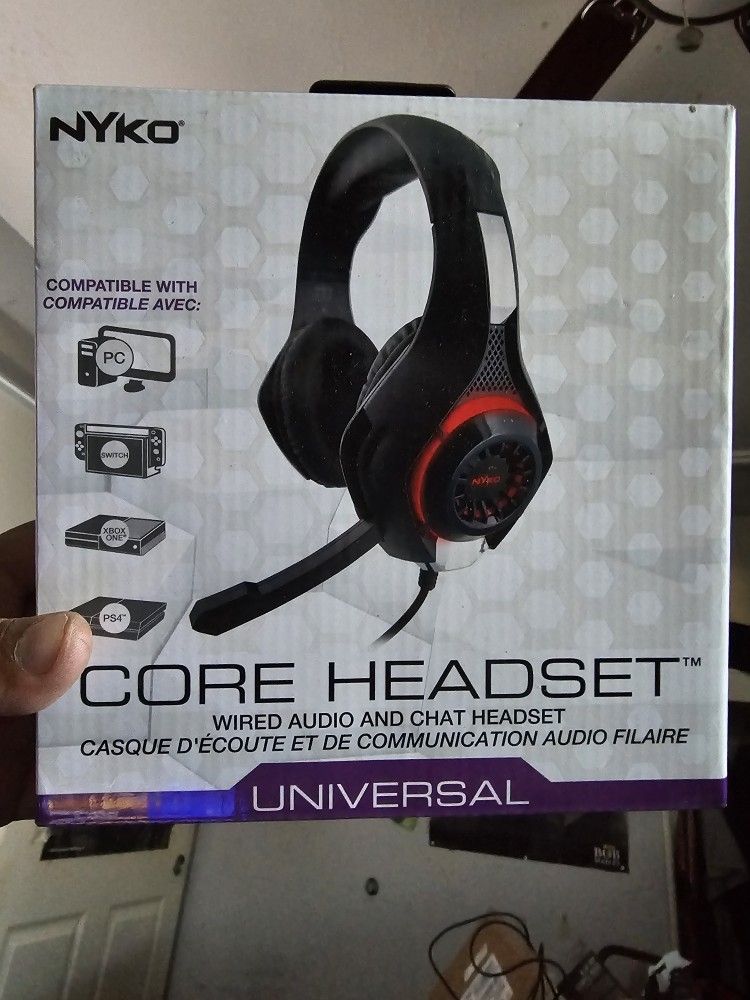 nyko Core Headset Wired Audio And Chat