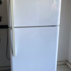 Ít Is Still Available . KENMORE Refrigerator White  Two Doors  Ice Maker 