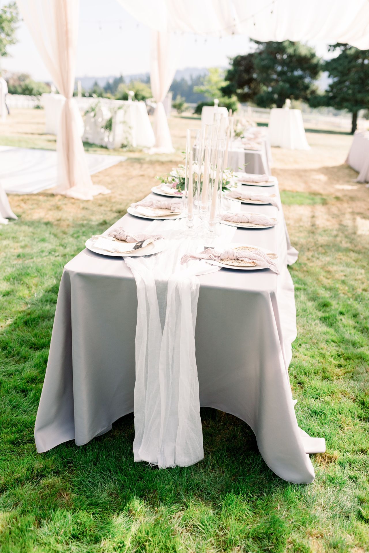 White Table Runners