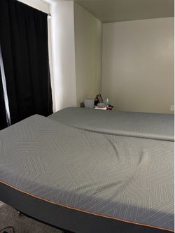 Bed and mattress