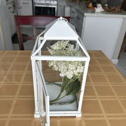 Metal And Glass candle Holder 