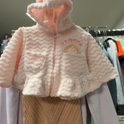 Jacket Pink 6/9months  With Hood Pick Up Rosedale Or Airport Dr Depends On Time 