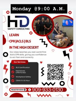CPR classes here in the High Desert