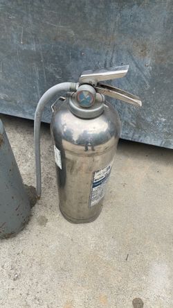 Fire extinguisher A-1 water loaded stream
