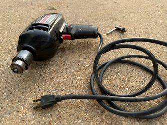 Vintage Craftsman 3/8" Corded Drill w/ Chuck Key – Made in USA