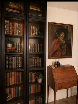 Black elegant bookshelf