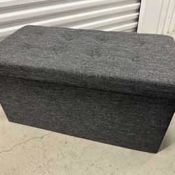 Elegant Storage Box with Hinged Lid | 31.5W 15.5D 16L