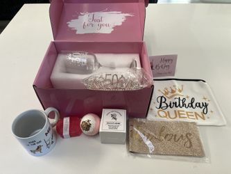 50Th Birthday Box For Her With Tons Of Goodies Inside