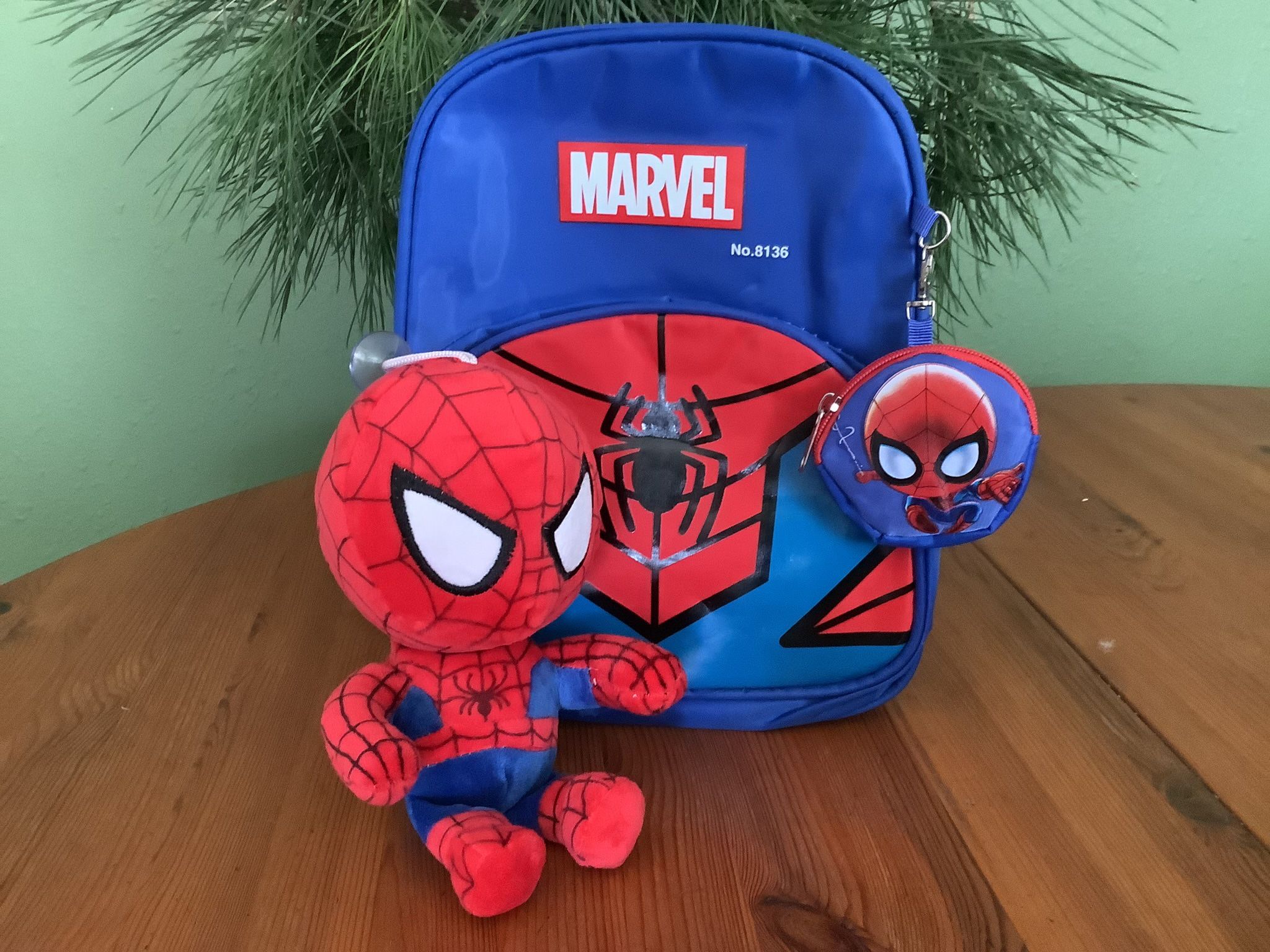 Superhero Backpack And Plush Toy