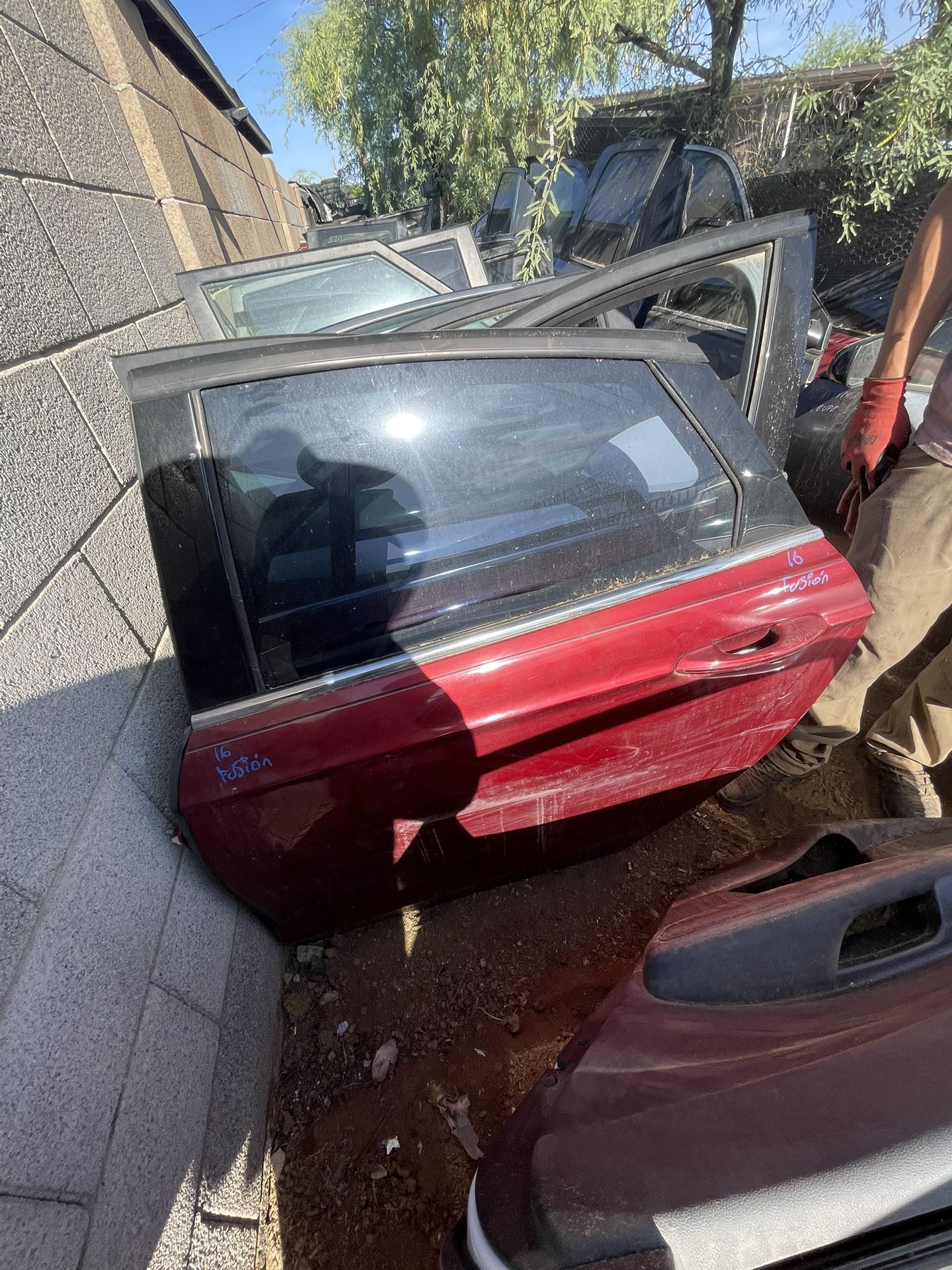 2016 Ford Fusion driver front and rear door
