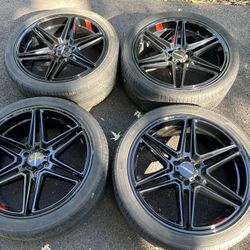 Nice Wheels 24’ 139.7 Bolt Pat. For Gm Cars Like 