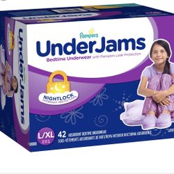 Pampers Under Jams Bedtime Underwear 42ct Size L/XL