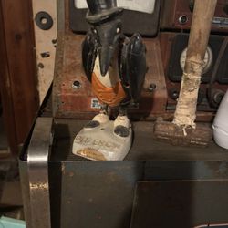 Vintage Black Crow Statue