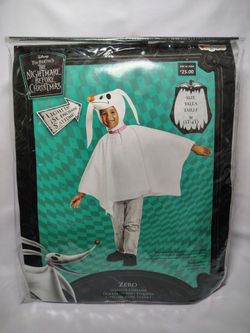 The nightmare before Christmas Zero costume TODDLER Size M  (3T-4T) Halloween