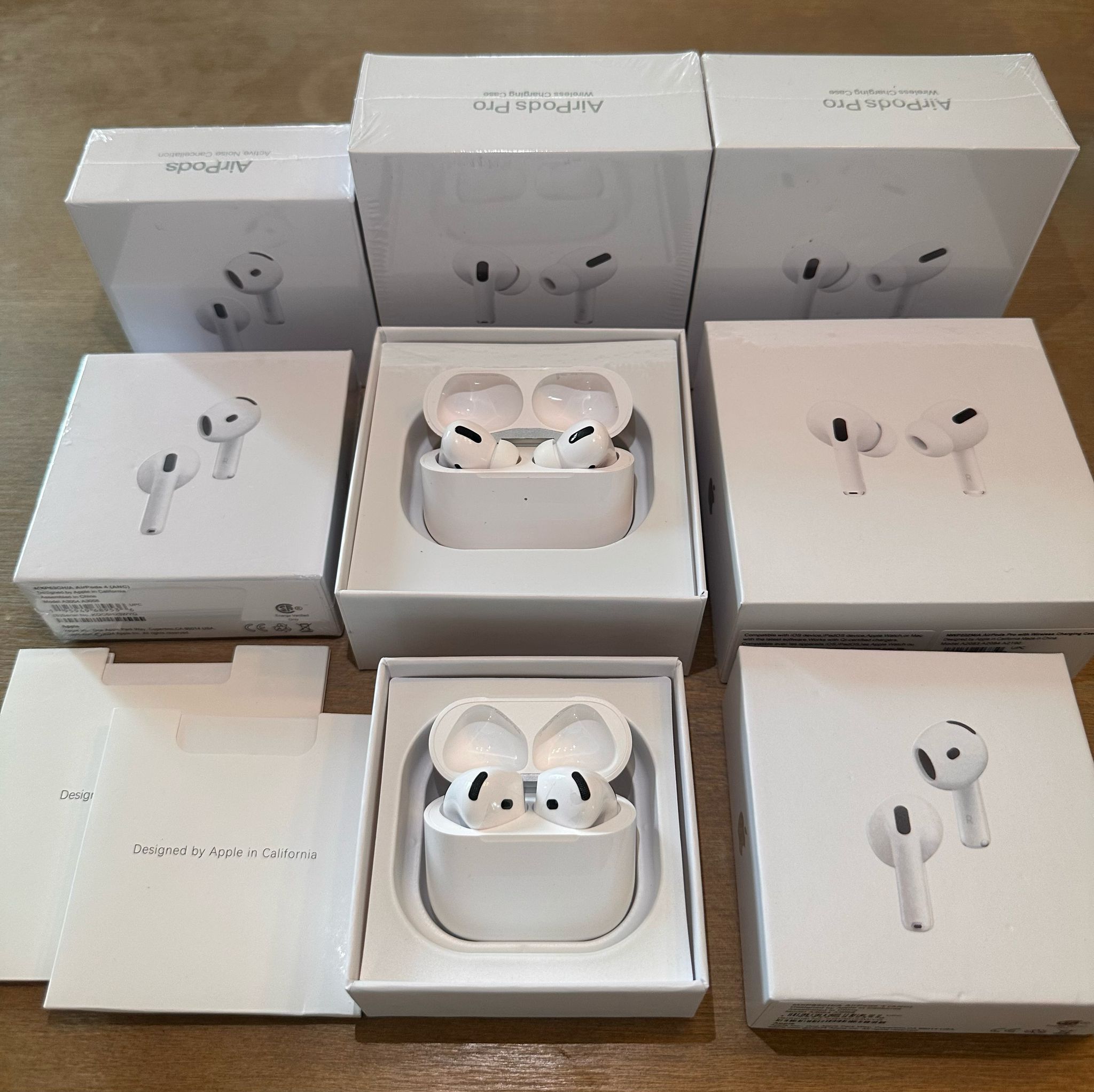 AirPods Pro and AirPods 4