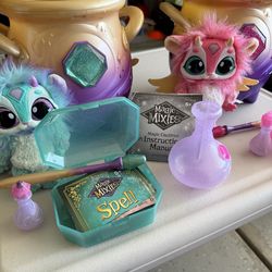 Magic mixie cauldron set of 2