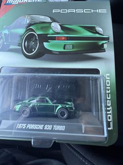 MAJORETTE  COLLECTION  1/64 1975 PORSCHE  930 TURBO. METALLIC GREEN