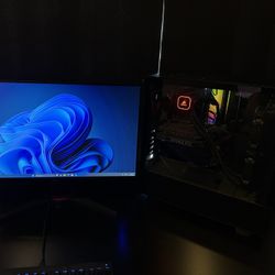 Gaming PC Setup (Monitor + PC)