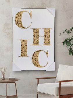 CHIC Leopard Print Decor Large Picture Frame