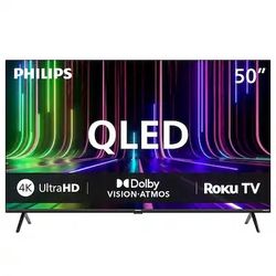 Used Philips - 50" Class 7900 Series QLED 4K UHD Smart Roku TV