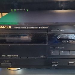 Rare Sansui D-X219WR Stereo Cassette Deck – Vintage Sound 🔥