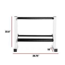 CAP Barbell White 24" Dumbbell Storage Rack (SR)