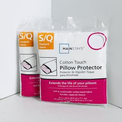 Mainstays Pillow Protector, 2 Packs, NEW!! NIB