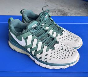 Nike Free Trainer Green and White Sneakers Size 15