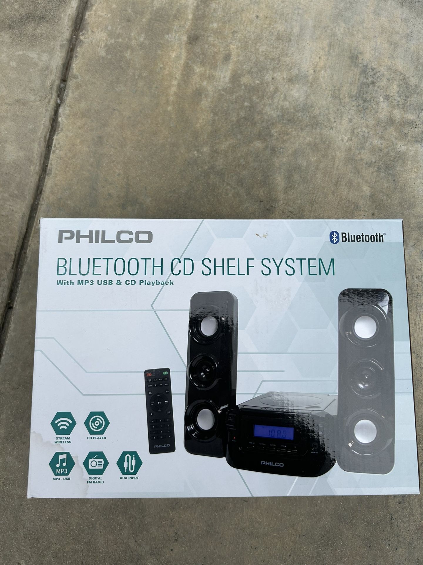 Bluetooth Cd Shelf System