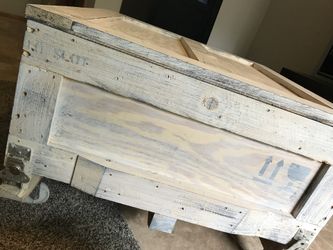 One of a Kind Custom Coffee Table with Storage