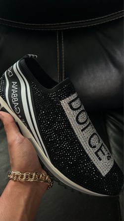 Black designer men shoes