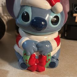 Christmas Stitch Cookie Jar