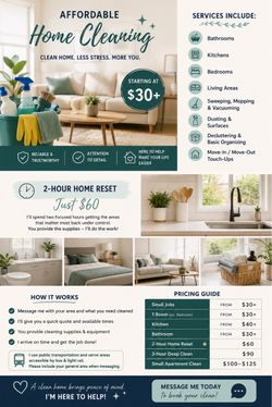 Affordable home cleaning!!!