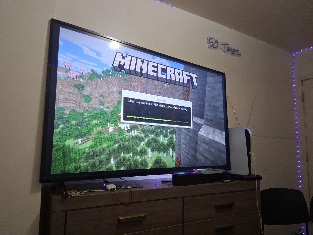 60inch Wit A Ps5