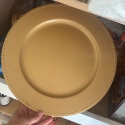 Charger Plate  Silver Or Gold 