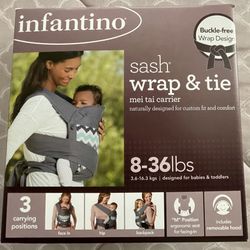 Infantino Sash Wrap & Tie Baby Carrier