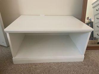 White shelf