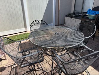 Wrought Iron Table