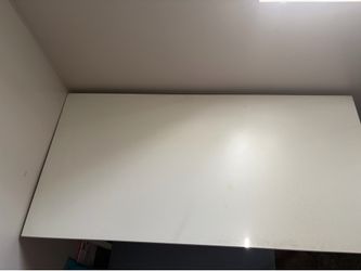 White Folding Desk