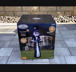 Halloween 12ft Short Circuit, Pumpkin Reaper Inflatable