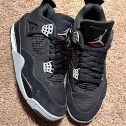 Jordan 4 Black Canvas Size 10.5