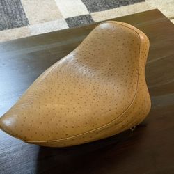 Corbin Ostrich Solo Seat HD Softail 