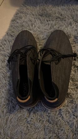 TOMS Mens Navi Lace Up Casual Boots Ankle