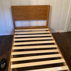 Mid  Century Twin Size Bed Frame