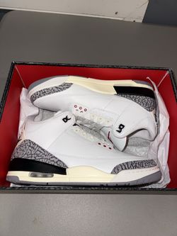 Jordan 3 white cement Sz 11