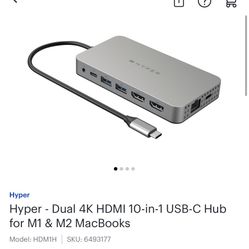 Hyper Drive Docking Station Hdmi 4k Mac Windows 